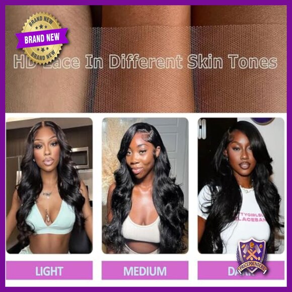 Brazilian Human Hair Wig 22 Inch HD Lace Closure Glueless Pre Plucked